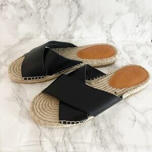GAP Espadrille Sandals Black 8